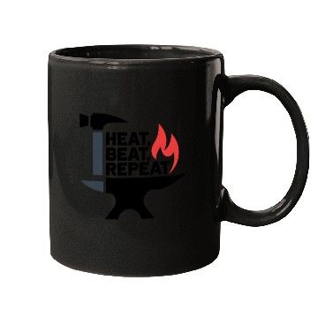 Discover Heat Beat Repeat Mugs