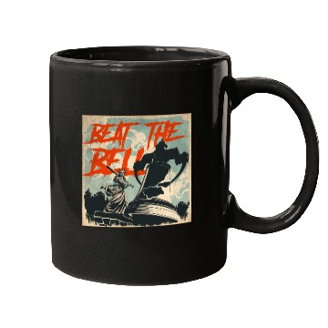 Discover Queen of Liberty use baseball bat to beat the bell Mugs