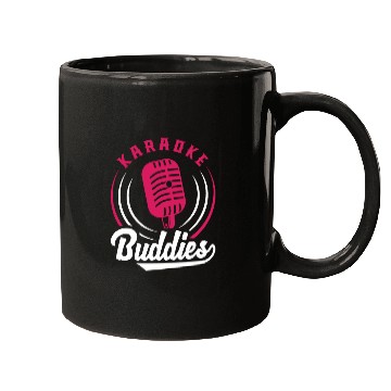 Discover Karaoke Buddies Microphone Retro Style Mugs