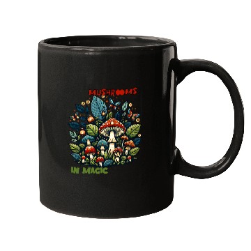 Discover Mushroom in Magic Design Mugs