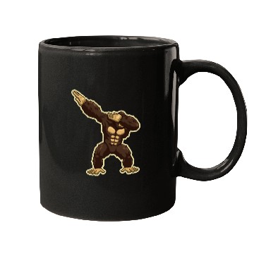 Discover Monkey Chimpanzee Gorilla Dabbing Ape Mugs
