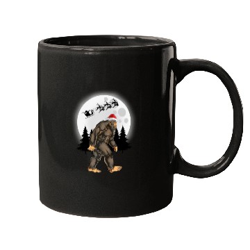 Discover Bigfoot Believe Christmas Tree Sasquatch Santa Mugs
