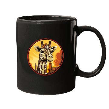 Discover Firefighter giraffe Mugs