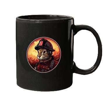 Discover Rabbit Firefighter Mugs