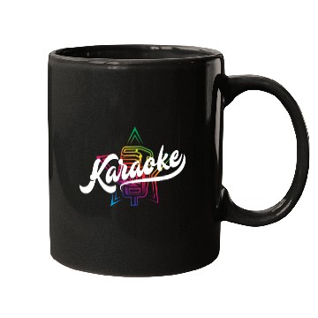 Discover Colorful Karaoke Microphone Design Mugs
