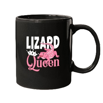 Discover Bearded Dragon Lizard Lover Girl Lizard Queen Mugs
