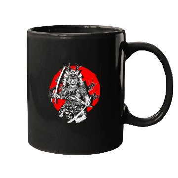 Discover Kanji Katana Oni Demon Ninja Samurai Mugs