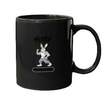 Discover Hustle For That Muscle Bunny Mugs