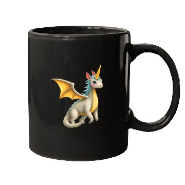 Discover Little Sweet Unicorn Dragon Mugs