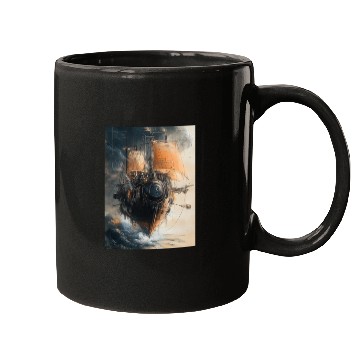 Discover Steam Punk Ship Mugs