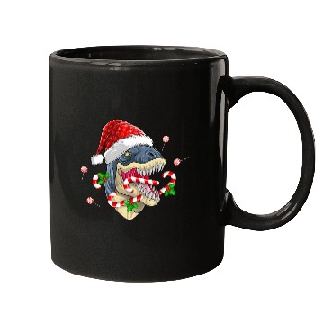 Discover Santasaurus Rex Dinosaur xmas Santa Hat Santa Hat Mugs