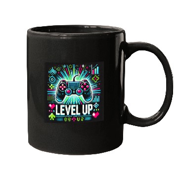 Discover game level up Mugs