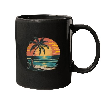 Discover Tropical Sunset Bliss Mugs