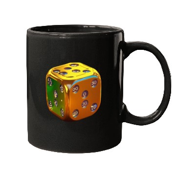 Discover Dice Game Boy Casino 3D Art Mugs