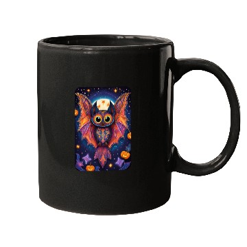 Discover Halloween Cute Bat Alebrije Mugs