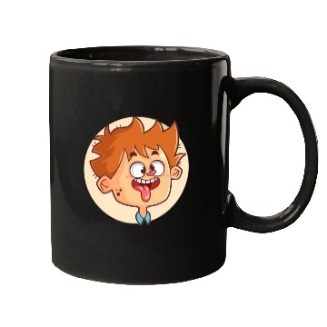 Discover Funny Mugs Fun Loving Face Silly Stick-Out