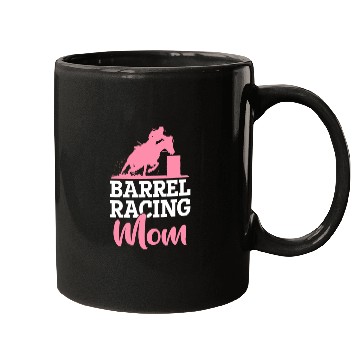 Discover Barrel Racer Rodeo Horse Barrel Racing Mom Mugs