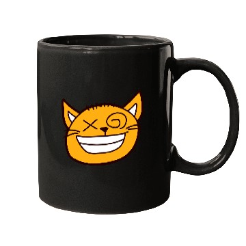 Discover Crazy Cat Weird Funny Eyes Cool Grimace Cartoon Mugs