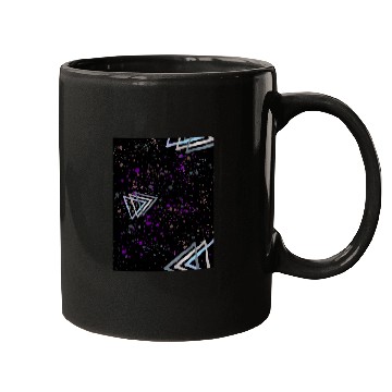 Discover Abstract Purple Triangles Mugs