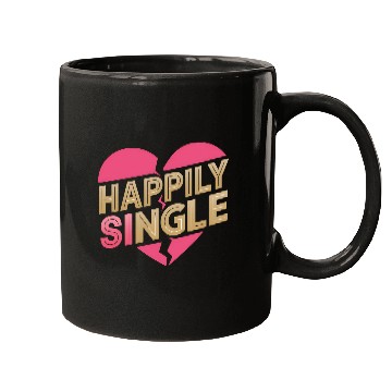 Discover Boldly Independent and Happily Single Style Mugs