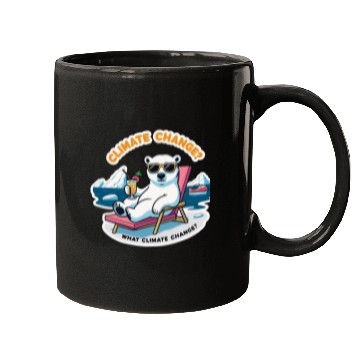 Discover Climate Change Awareness: Relaxing Polar Bear Mugs