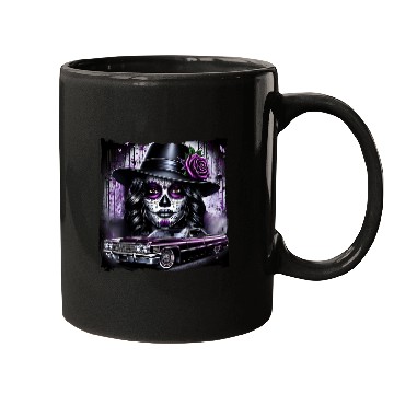Discover lowrider catrina Sugar skull Mugs