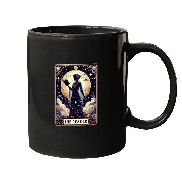 Discover The Reader Tarot Card Reading Book lovers Mugs