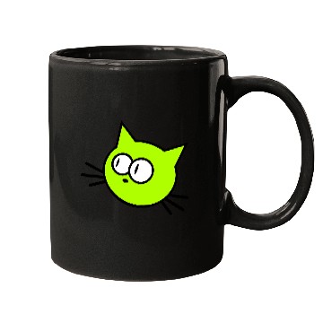 Discover Curious Cat Looks Confused Funny Cute Silly Face Mugs