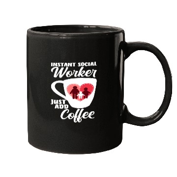 Discover Instant Social Worker Simply Coffee Mugs