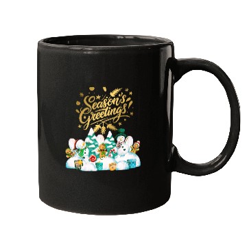 Discover Seasons greetings with friends Mugs