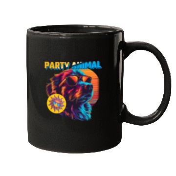 Discover Party Animal Vintage Mugs