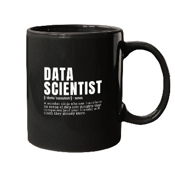 Discover Funny Data Scientist Definition Occupation Occupat Mugs
