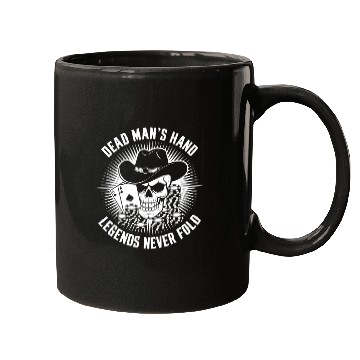 Discover Texas Hold'em Dead Man's Hand Poker Apparel Mugs