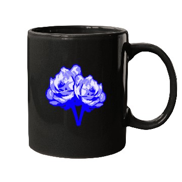 Discover Two Beautiful Rose Blossom Leaf 2 Roses Bouquet Mugs