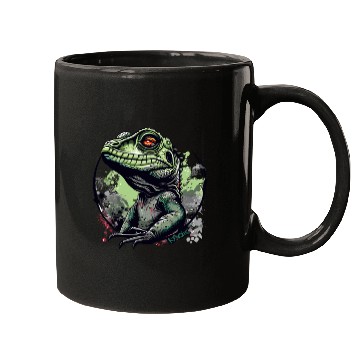Discover Water Dragon Lizard Mugs