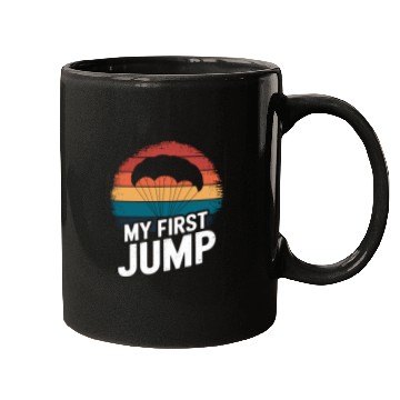 Discover Skydiving Adventure: My First Jump Mugs