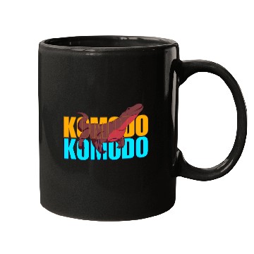 Discover Fierce Komodo Dragon Mugs