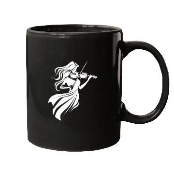 Discover Violin Girl Mugs