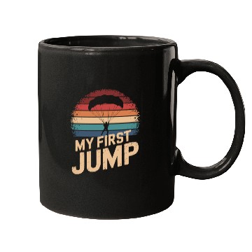 Discover Skydiving Adventure: My First Jump Mugs
