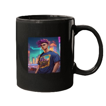 Discover Edgy Cyberpunk Mugs with Neon Vibes"