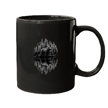 Discover Bear Forest Reflection Mugs