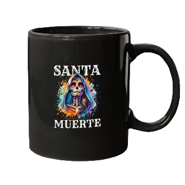 Discover Santa Muerte for Karnival, Halloween and Día de Mugs