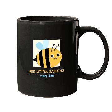 Discover Bee-utiful Gardens Start Here Bee Gardening Mugs
