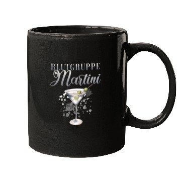 Discover Blutgruppe Martini Cocktail Bartender Mugs