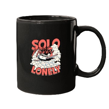 Discover First Solo Flight Pilot Solo But Never Lonely Mugs