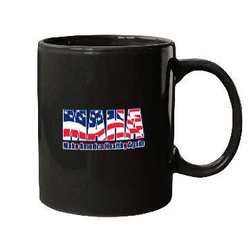 Discover Patriotic Flag Typography Design Mugs