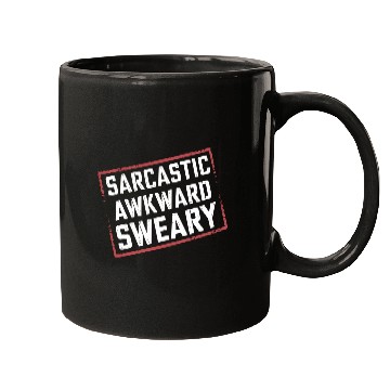 Discover Sarcastic Awkward Sweary 5 Mugs