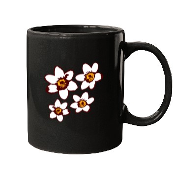 Discover Beautiful White Daisies Flowers Spring Summer Fun Mugs