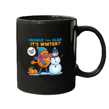 Discover Orange You Glad It's Winter Mugs