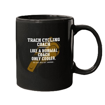 Discover Track Cycling Coach Like a Normal Coach Bicycle Ra Mugs